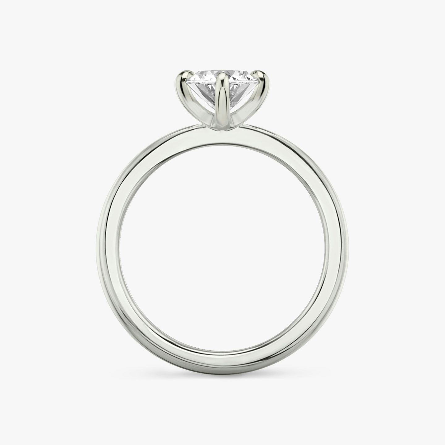 The Tapered Classic | Pavé Marquise | Platinum | Band: Plain | Diamond orientation: vertical | Carat weight: See full inventory