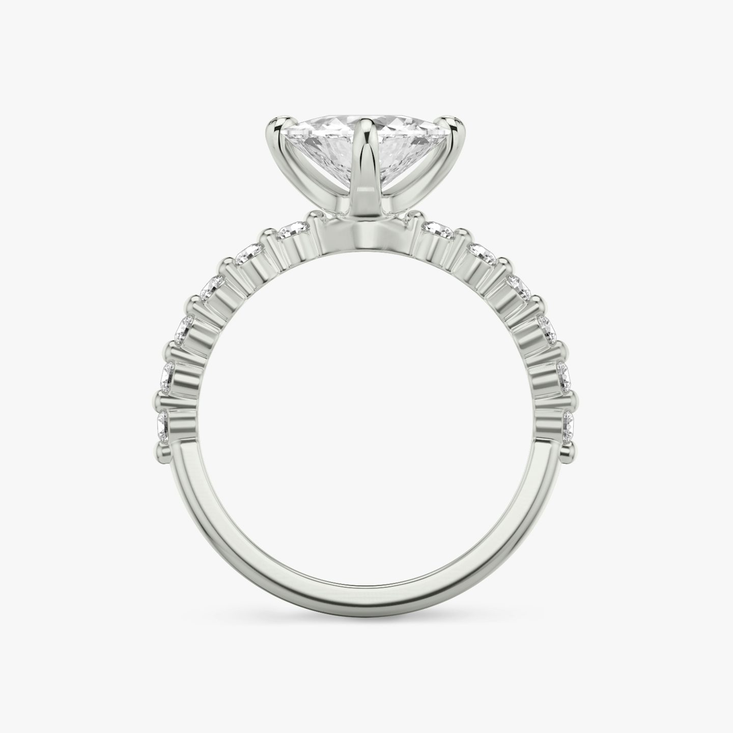 Single Shared Prong | Trillant | Platin | Ring: Schlicht | Ring: Original | Diamantausrichtung: vertical | Karatgewicht: Gesamtbestand ansehen