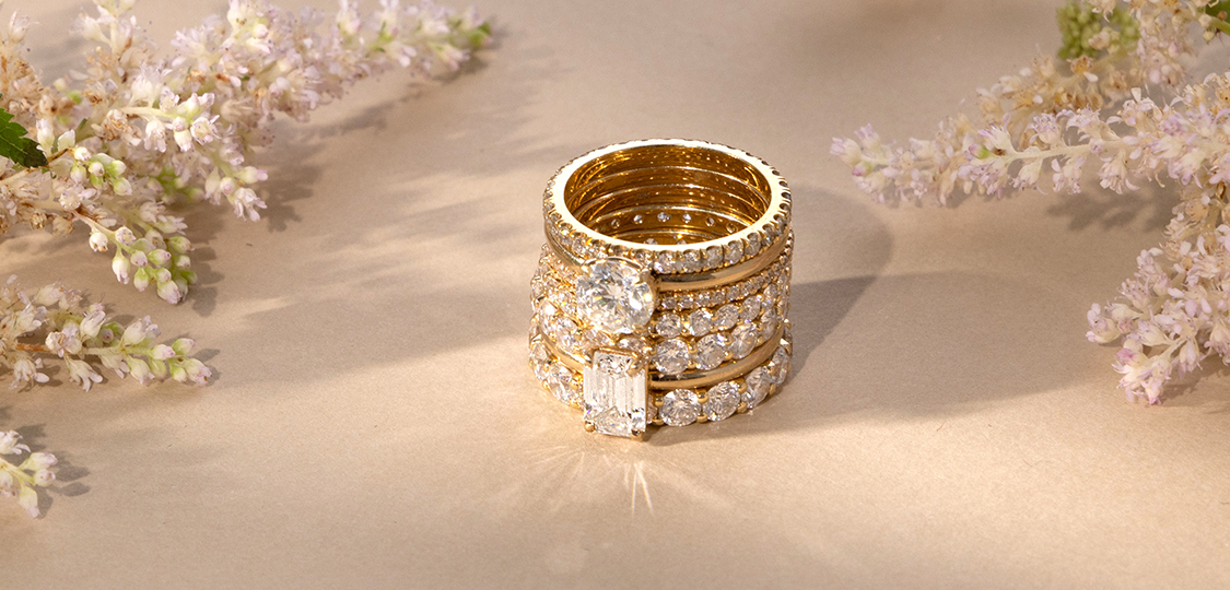 Slender Stackable Diamond Ring | A Sturdy Diamond Ring | CaratLane