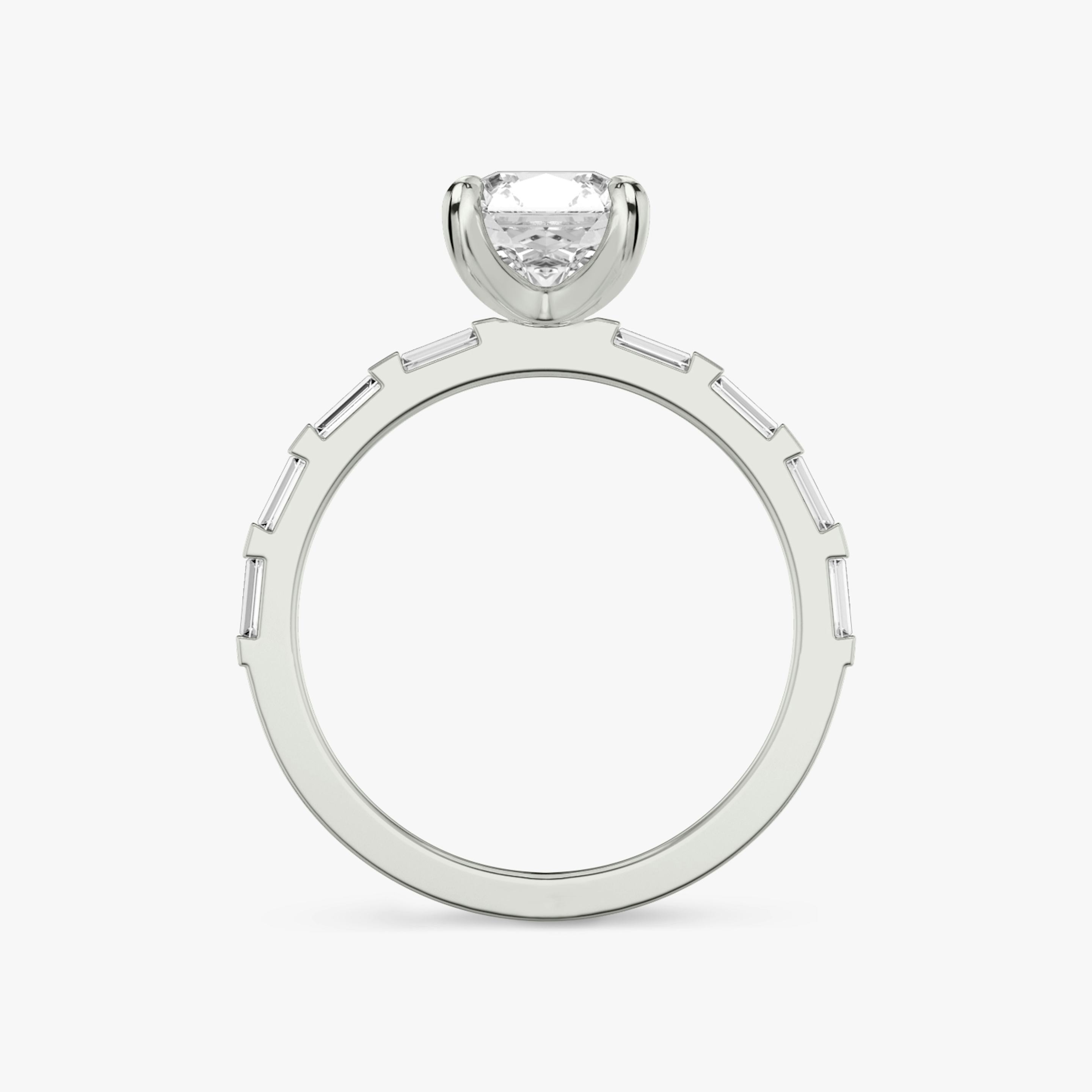 The Baguette Bar | Asscher | Platinum | Diamond orientation: vertical | Carat weight: See full inventory