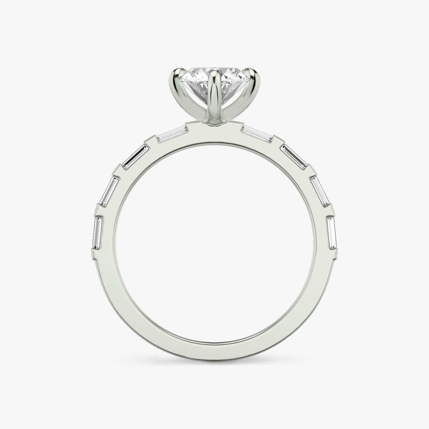 The Baguette Bar | Pavé Marquise | Platinum | Diamond orientation: vertical | Carat weight: See full inventory