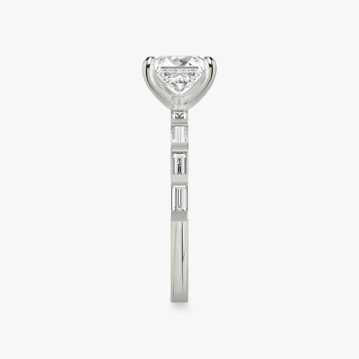 The Baguette Bar | Princess | 18k | 18k White Gold | Diamond orientation: vertical | Carat weight: See full inventory