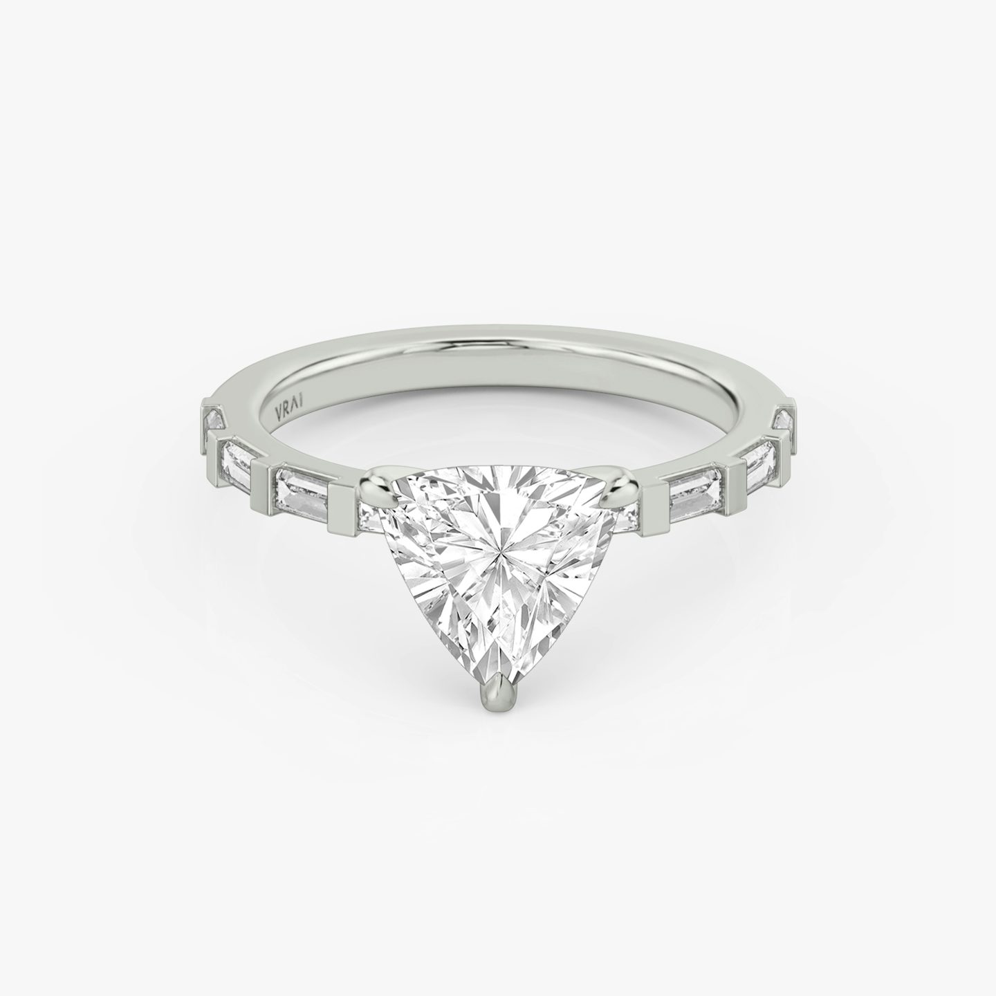 The Baguette Bar | Trillion | 18k | 18k White Gold | Diamond orientation: vertical | Carat weight: See full inventory