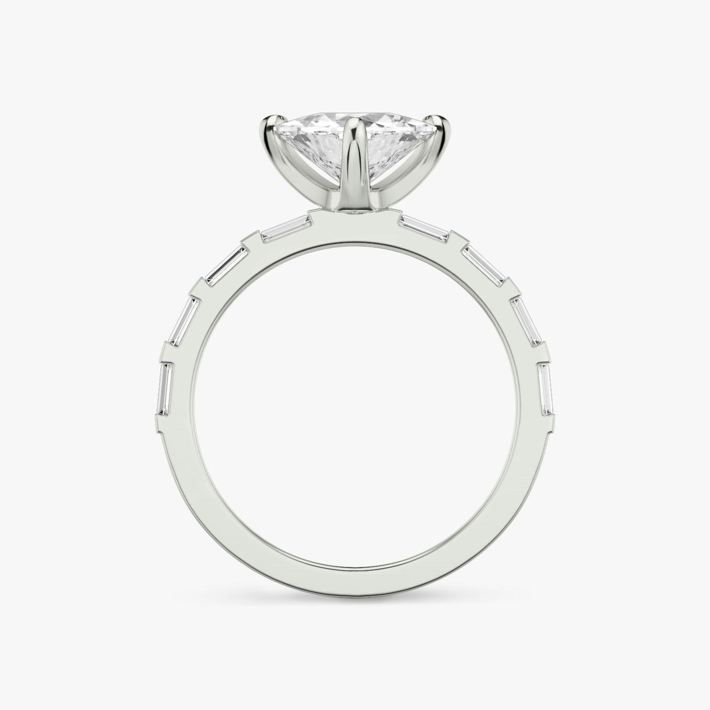 The Baguette Bar | Trillion | Platinum | Diamond orientation: vertical | Carat weight: See full inventory