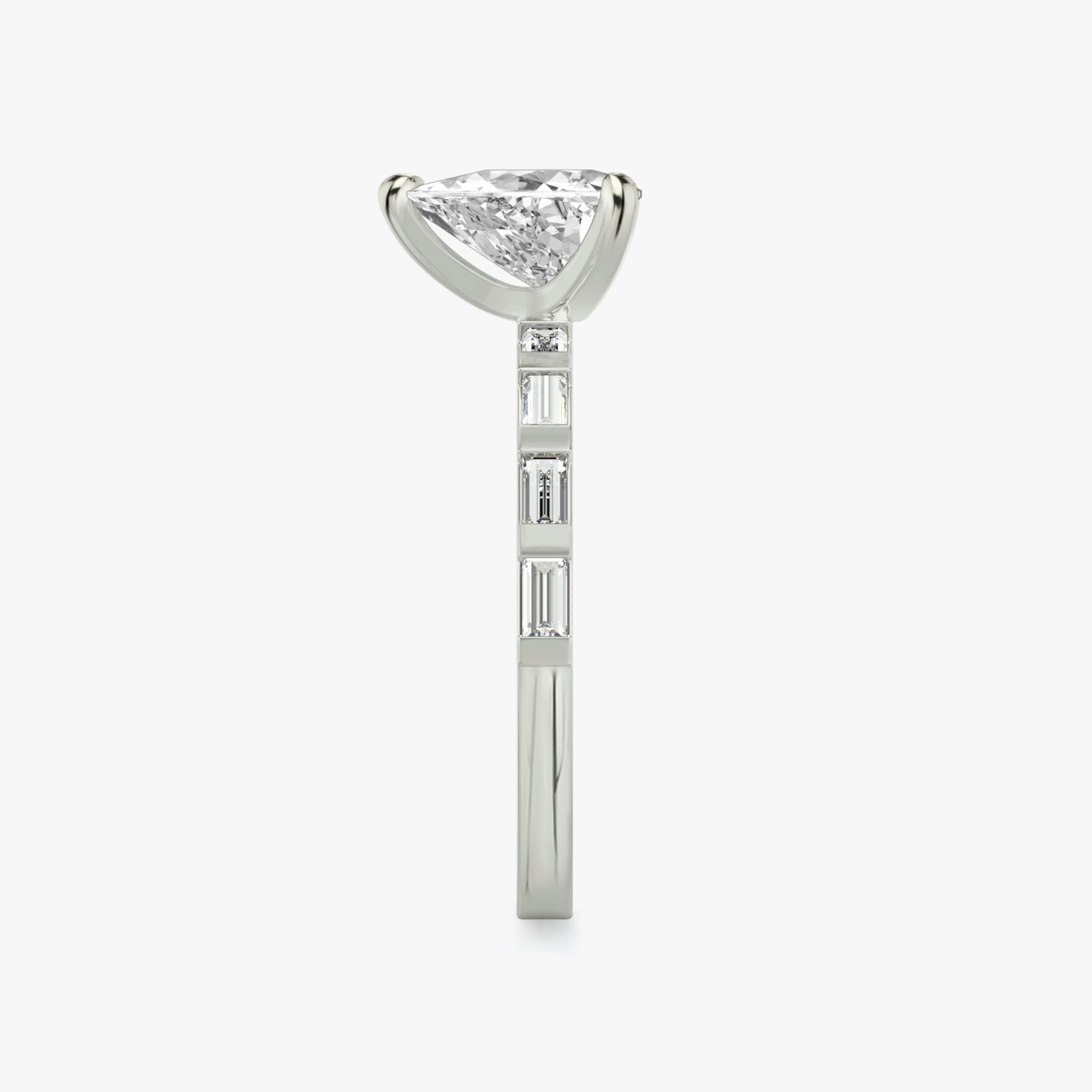 The Baguette Bar | Trillion | 18k | 18k White Gold | Diamond orientation: vertical | Carat weight: See full inventory