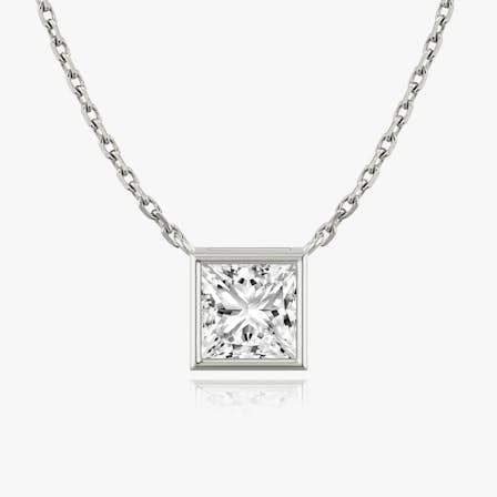 Bezel Solitaire Necklace