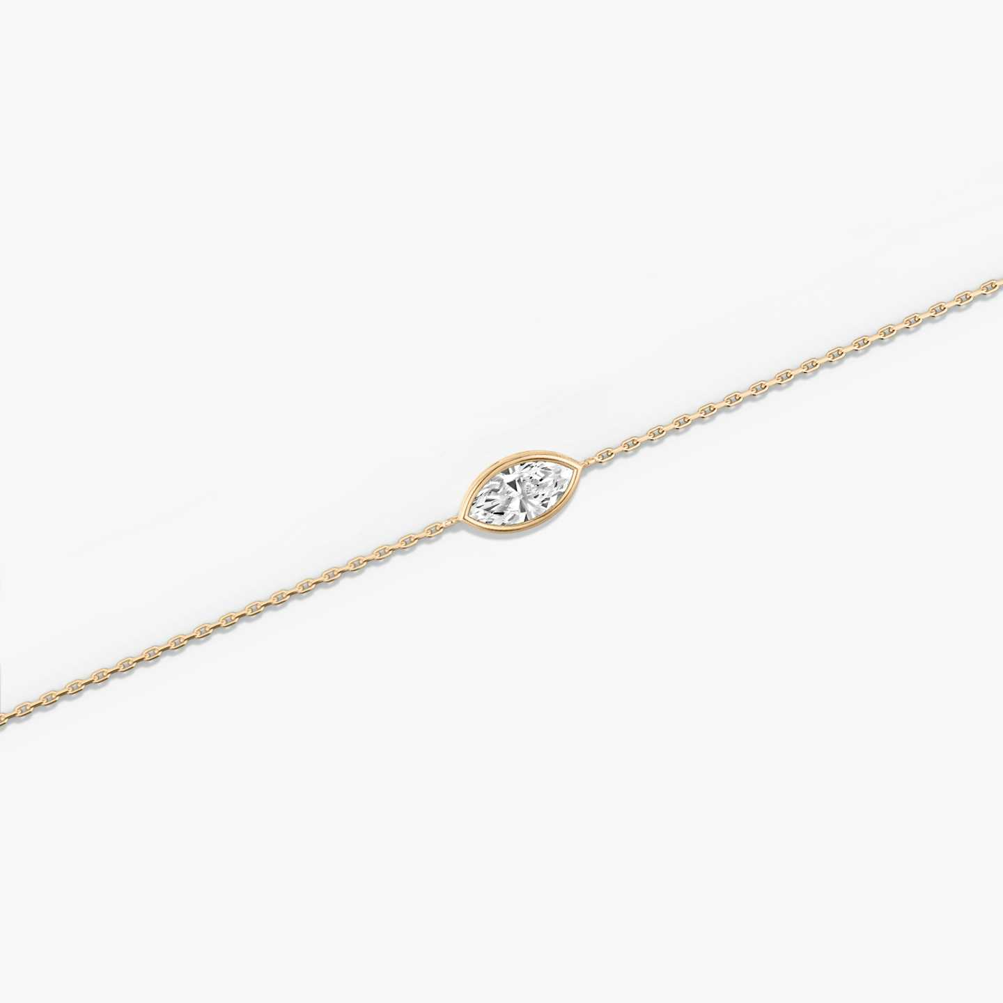 Bezel Solitaire Bracelet Closeup image of Bezel Solitaire Bracelet