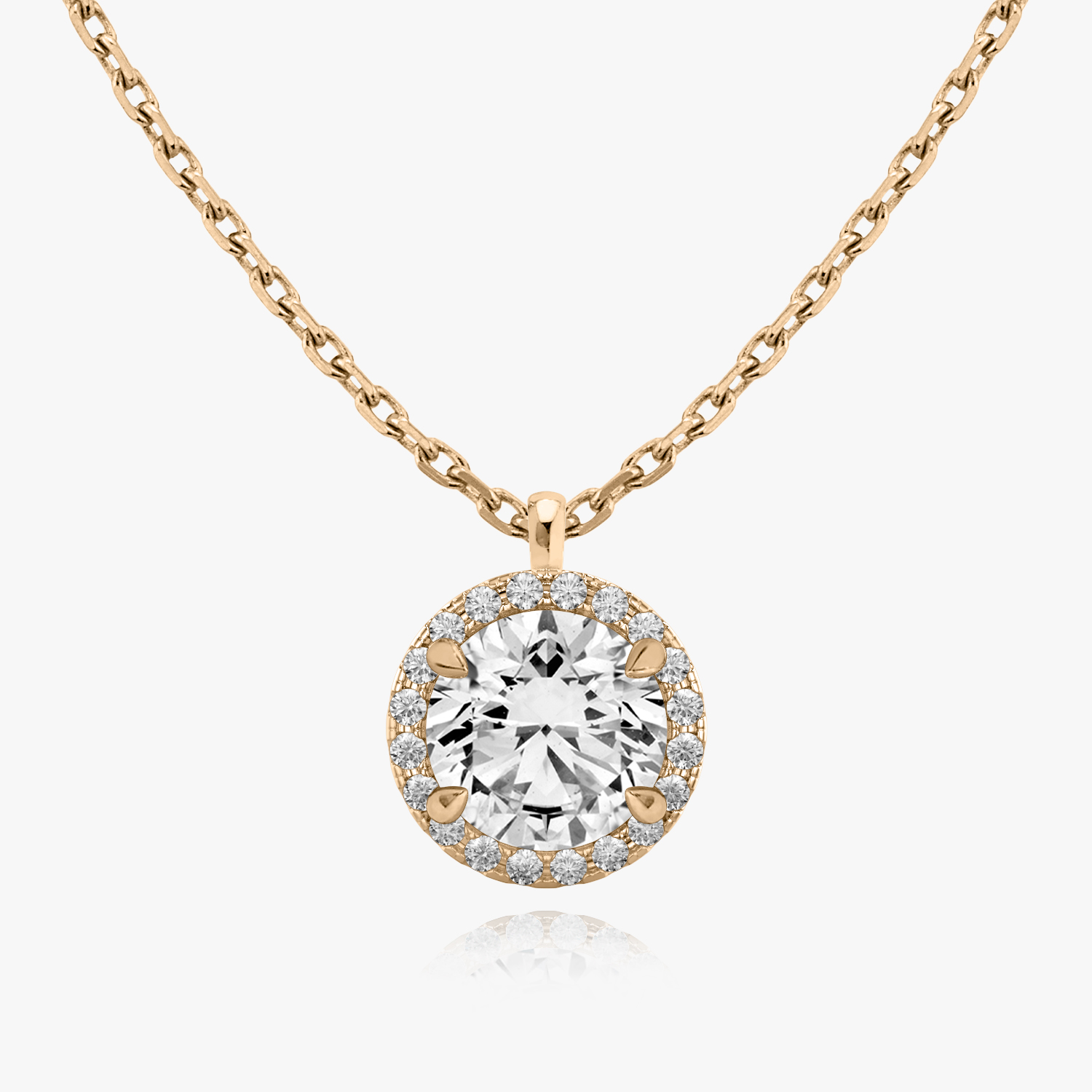 Pear Halo Diamond Necklace Pendant 1.30 Carats, Gold Or Platinum – Joseph  Jacob Jewelers