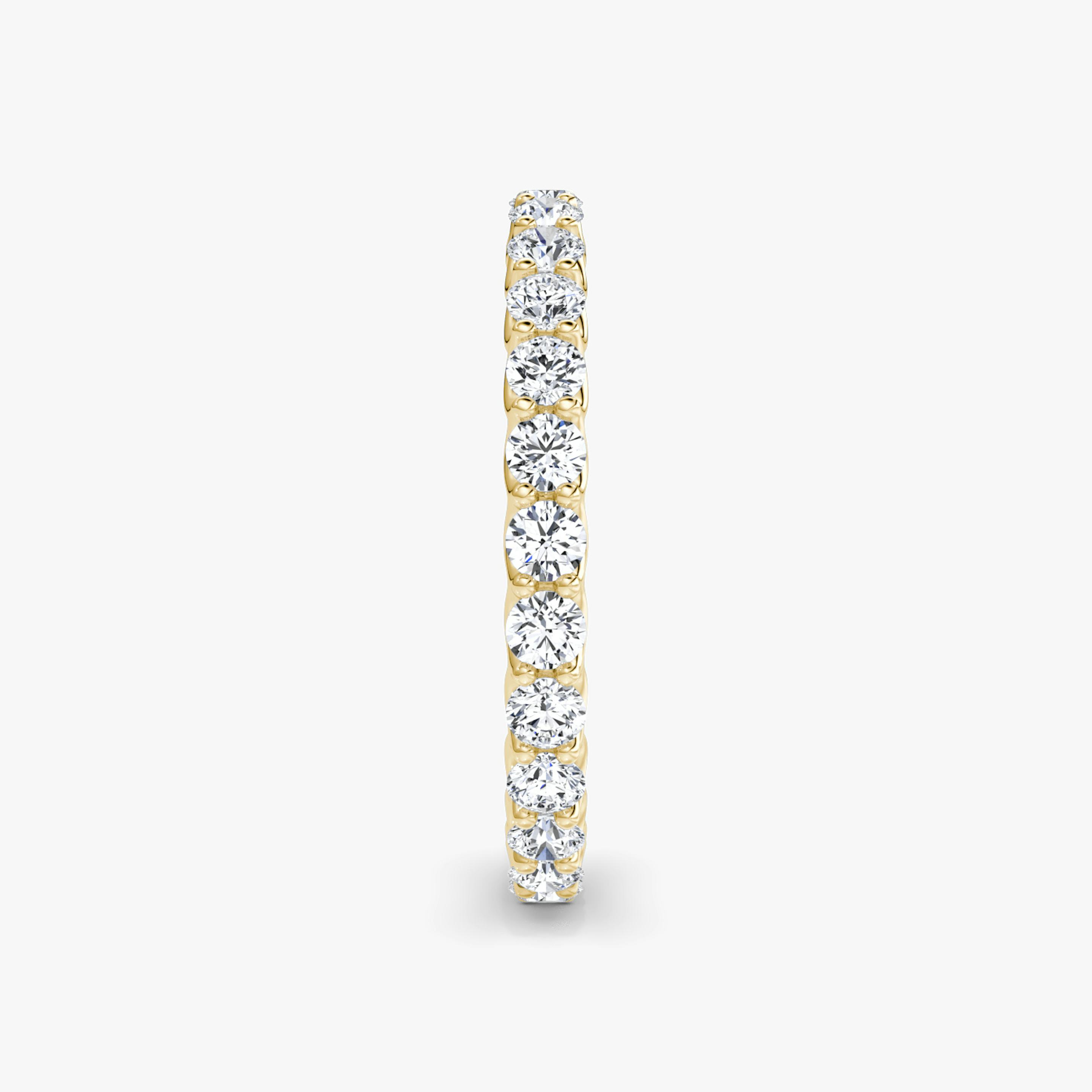 The Eternity Band | Round Brilliant | 18k | 18k Yellow Gold | Carat weight: 1