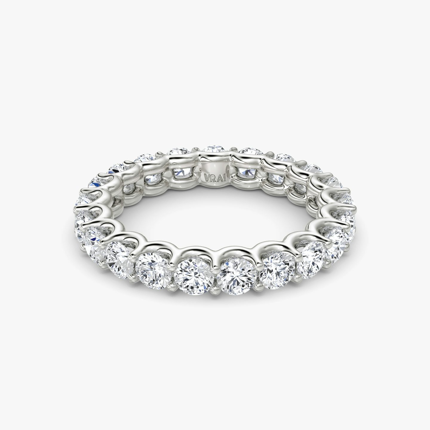 The Eternity Band | round-brilliant | 18k | white-gold | caratWeight: 2.0ct