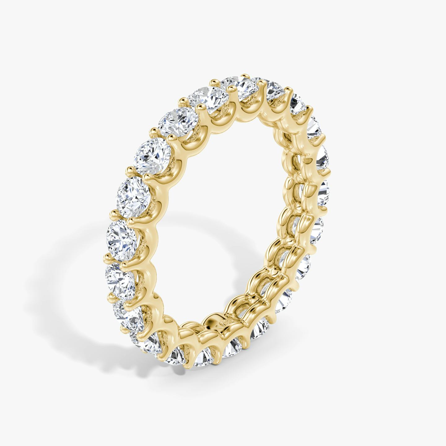 The Eternity Band | Round Brilliant | 18k | 18k Yellow Gold | Carat weight: 2