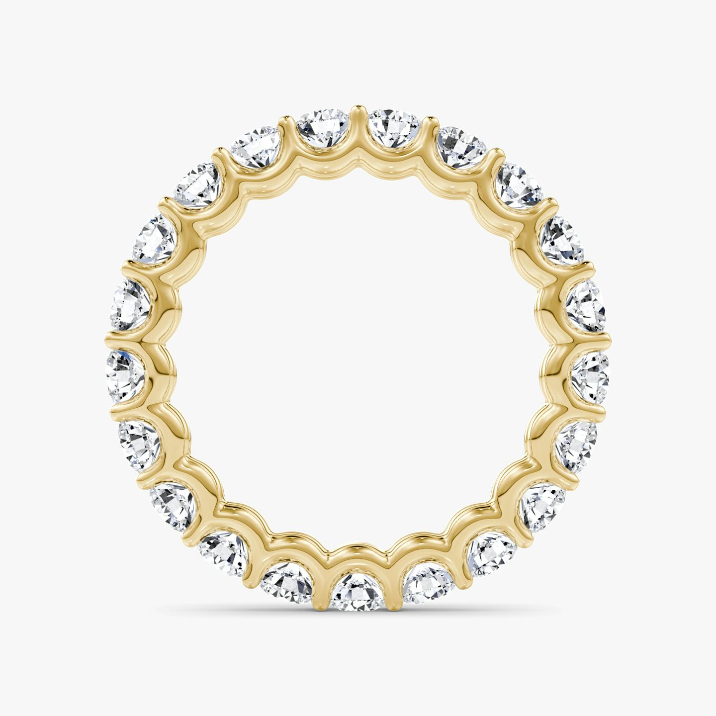 The Eternity Band | Round Brilliant | 18k | 18k Yellow Gold | Carat weight: 2