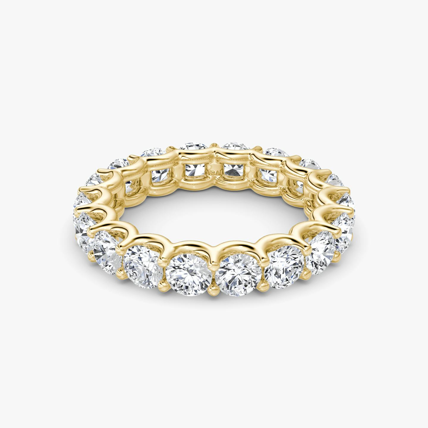 The Eternity Band | Round Brilliant | 18k | 18k Yellow Gold | Carat weight: 3