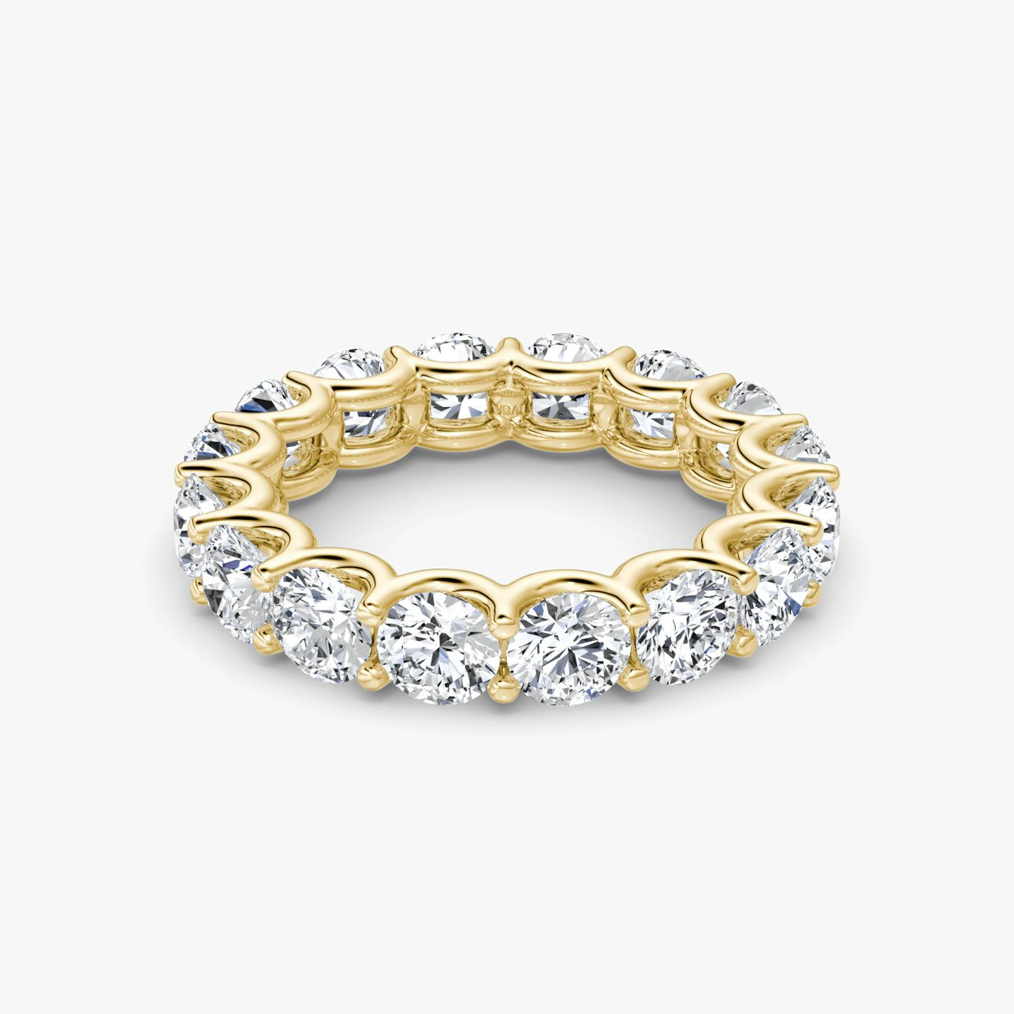 The Eternity Band | Round Brilliant | 18k | 18k Yellow Gold | Carat weight: 4