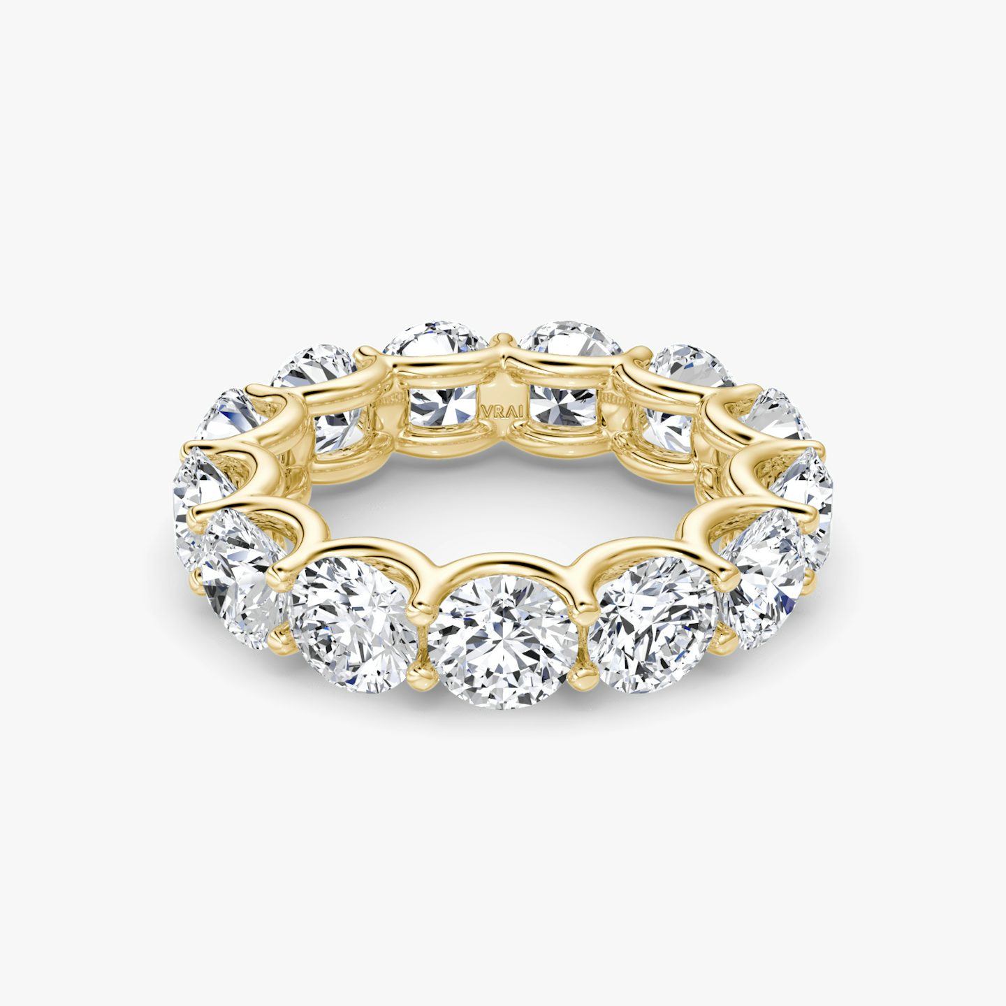 The Eternity Band | Round Brilliant | 18k | 18k Yellow Gold | Carat weight: 6½
