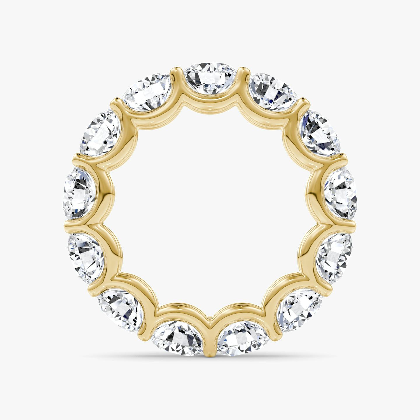 The Eternity Band | Round Brilliant | 18k | 18k Yellow Gold | Carat weight: 6½