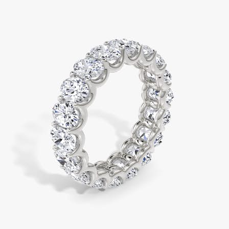 Oval Eternity Wedding Ring