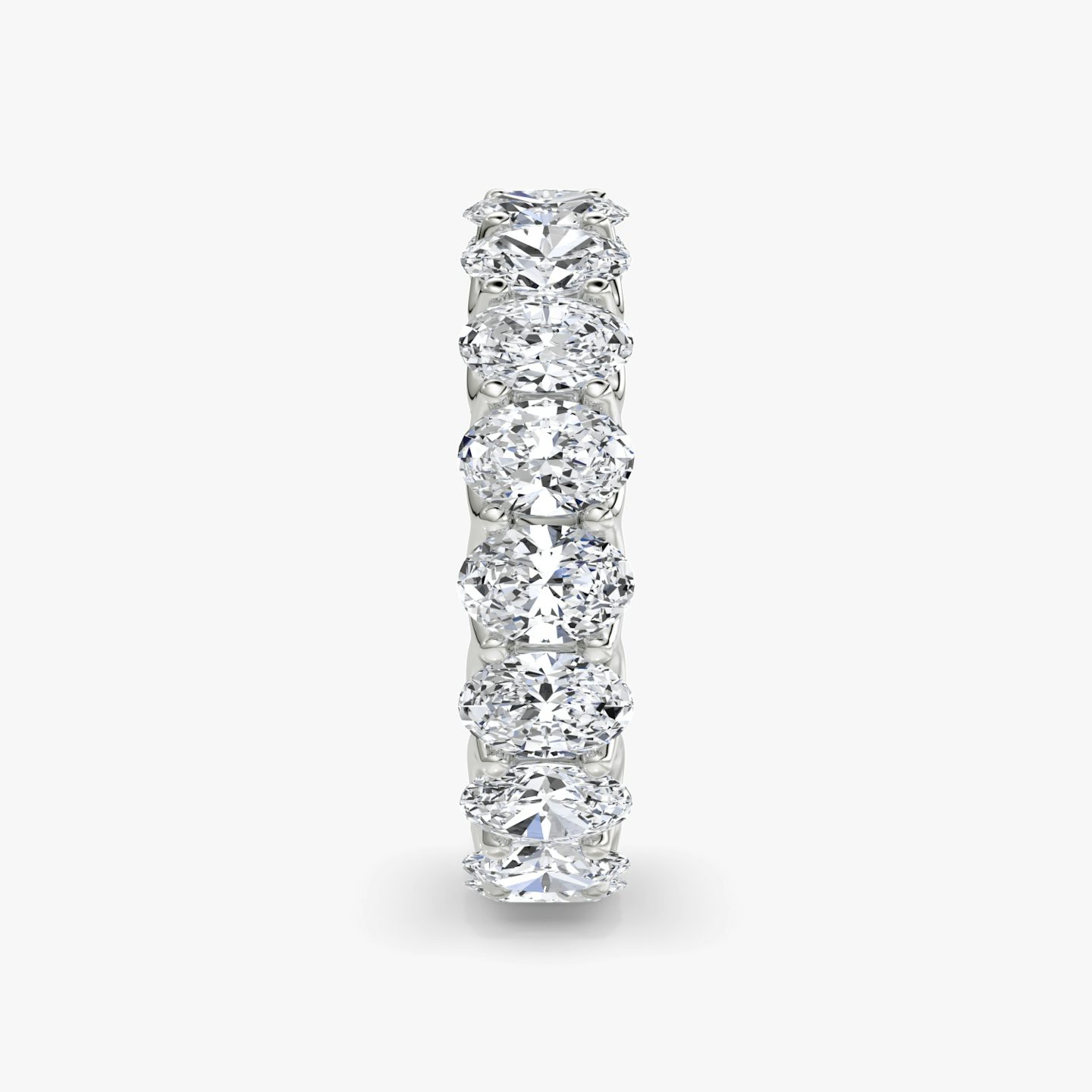 The Eternity Band | Oval | 18k | 18k White Gold | Carat weight: 4½