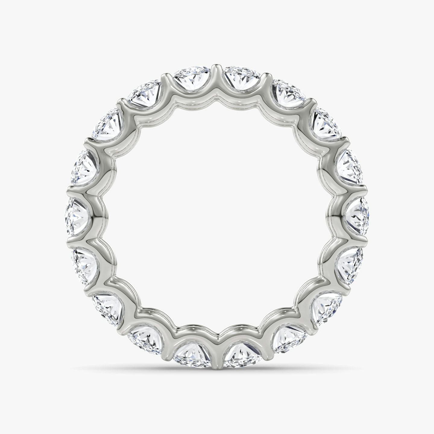 The Eternity Band | Oval | 18k | 18k White Gold | Carat weight: 4½