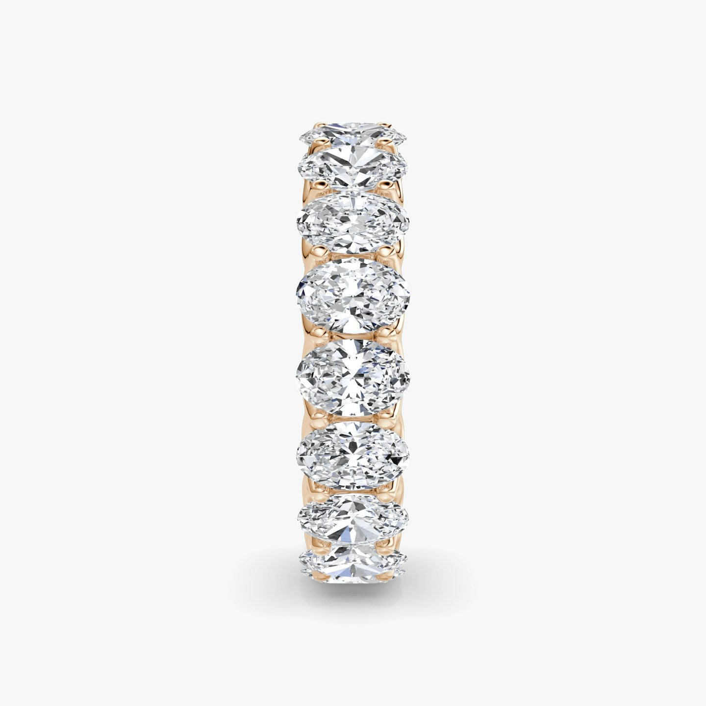 The Eternity Band | Oval | 14k | 14k Rose Gold | Carat weight: 4½