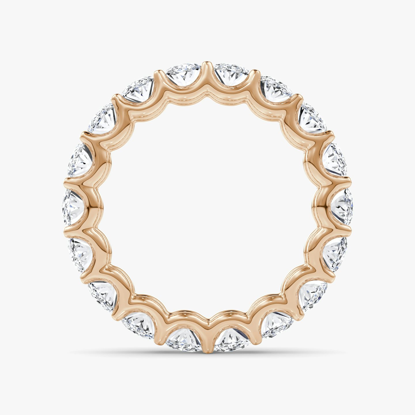 The Eternity Band | Oval | 14k | 14k Rose Gold | Carat weight: 4½
