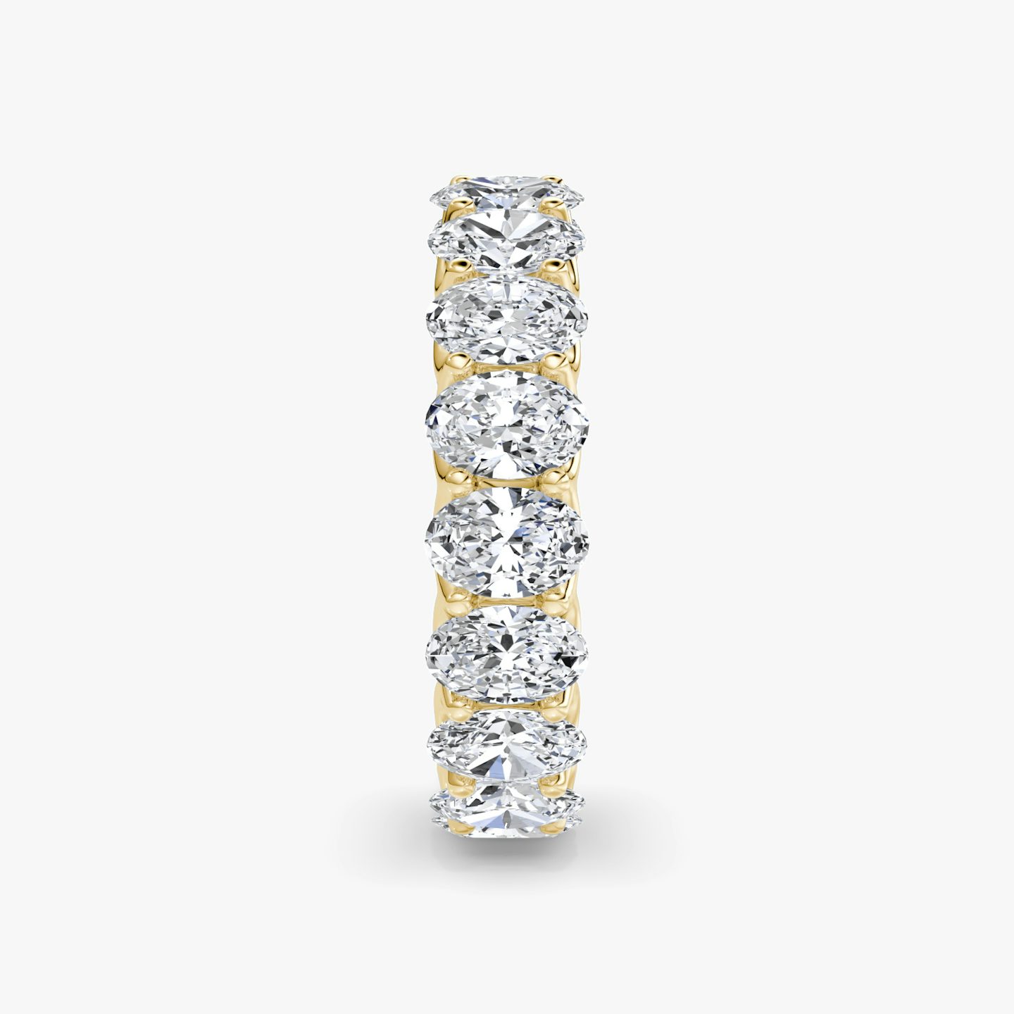 The Eternity Band | Oval | 18k | 18k Yellow Gold | Carat weight: 4½