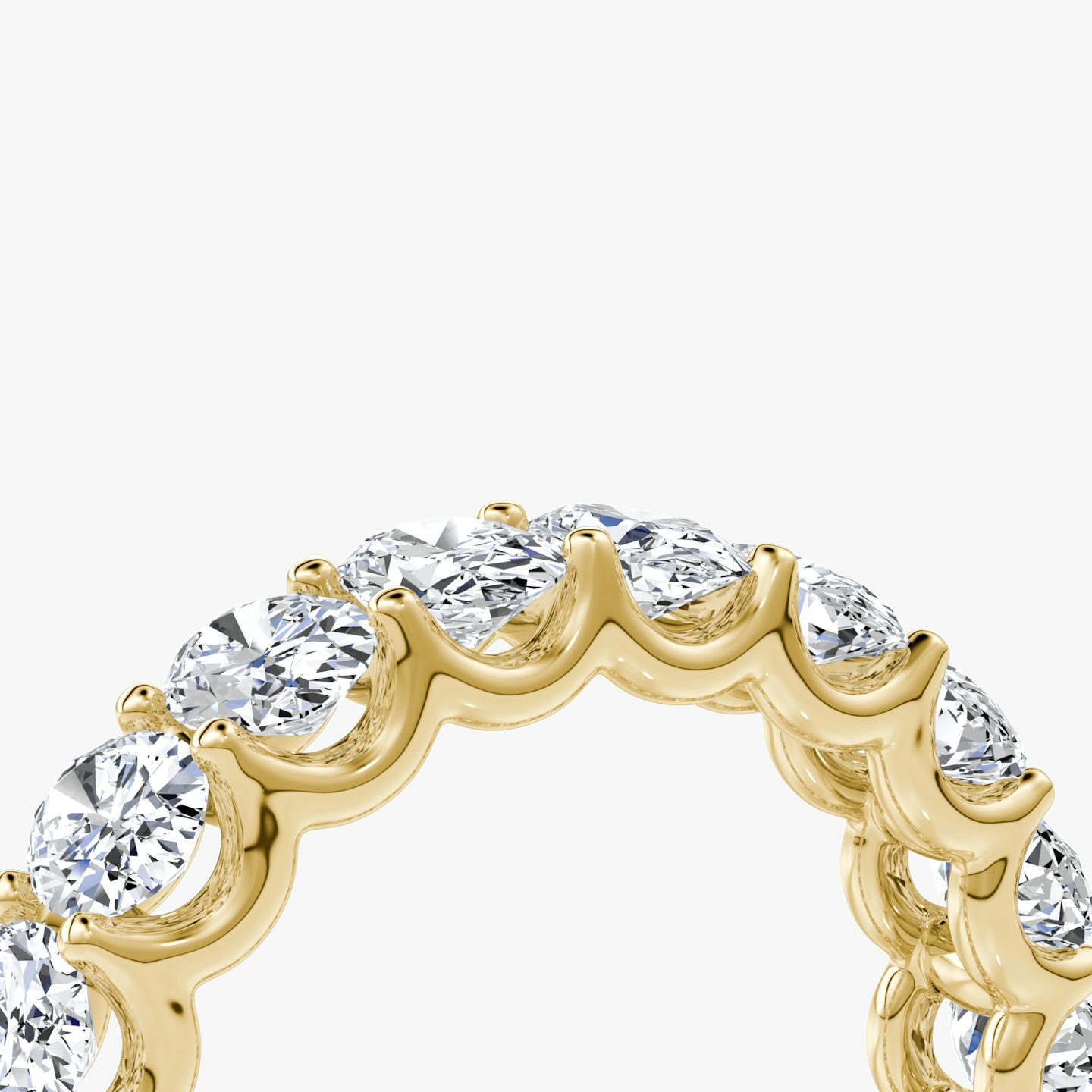 The Eternity Band | Oval | 18k | 18k Yellow Gold | Carat weight: 4½