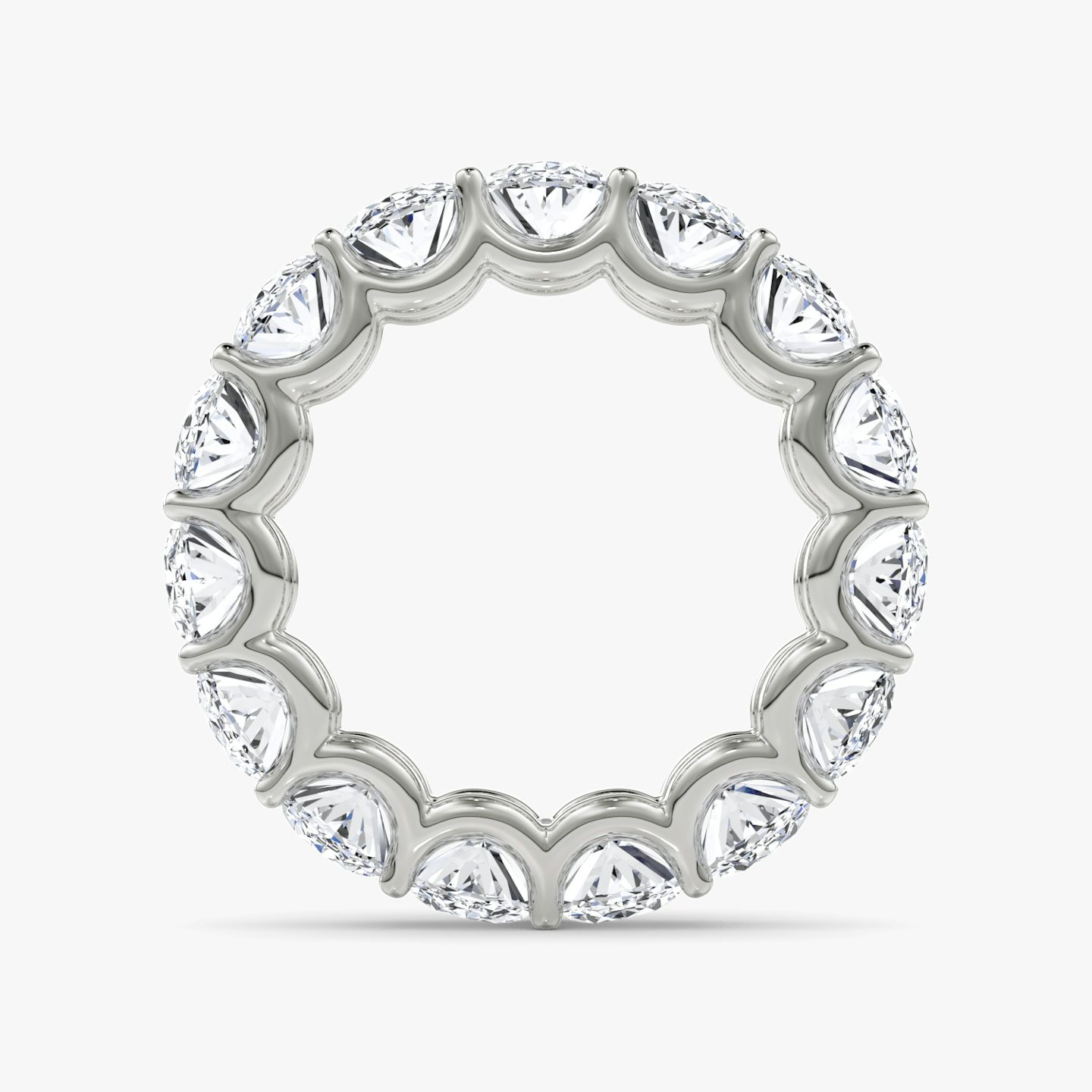 The Eternity Band | Oval | 18k | 18k White Gold | Carat weight: 7½
