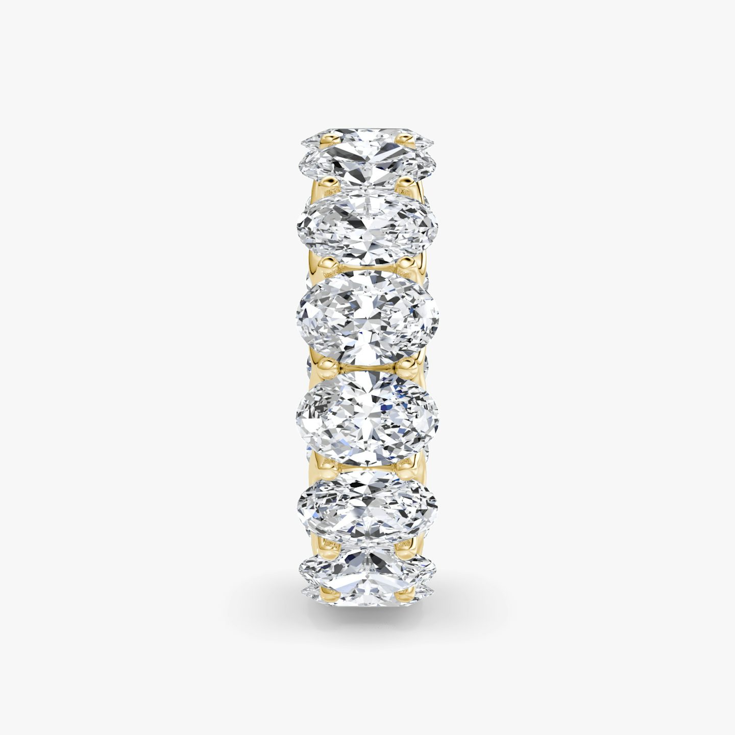 The Eternity Band | Oval | 18k | 18k Yellow Gold | Carat weight: 7½