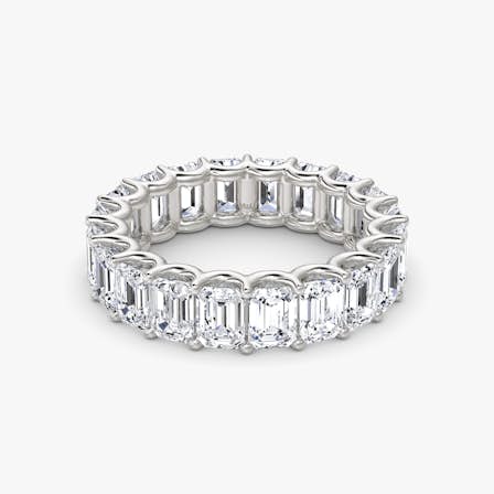 Emerald Eternity Wedding Band