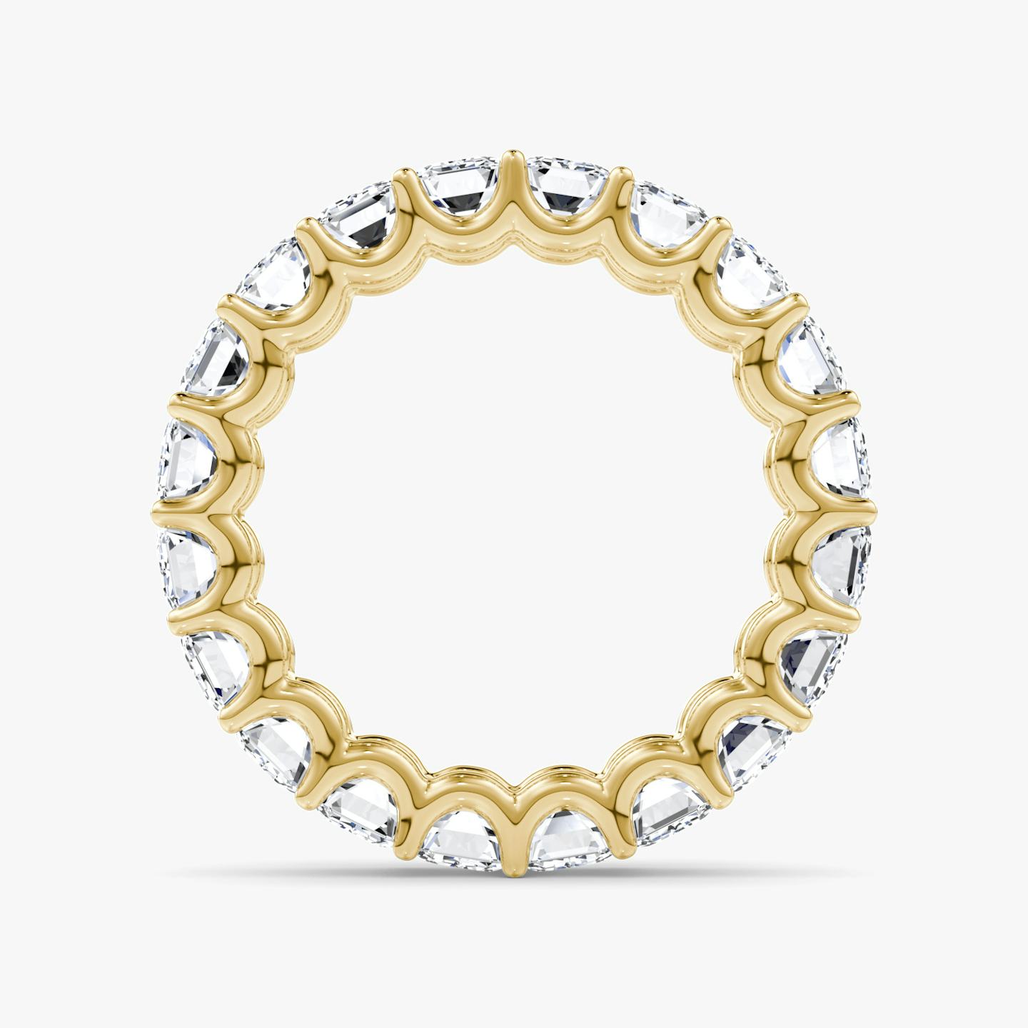 Anillo Eternity  | Esmeralda | 18k | Oro amarillo de 18 quilates | Estilo del anillo: Diamantes alrededor | Peso en quilates: 5
