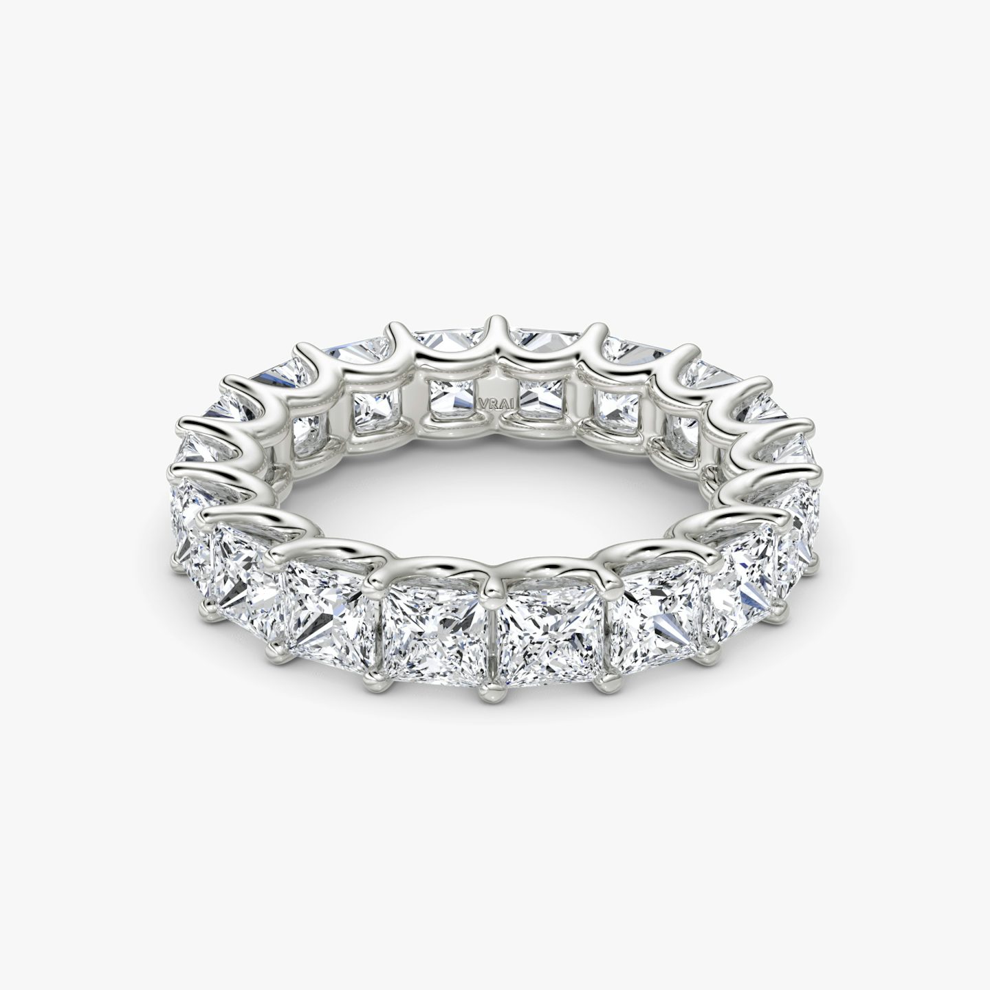 The Eternity Band | Princess | 18k | 18k White Gold | Carat weight: 4½