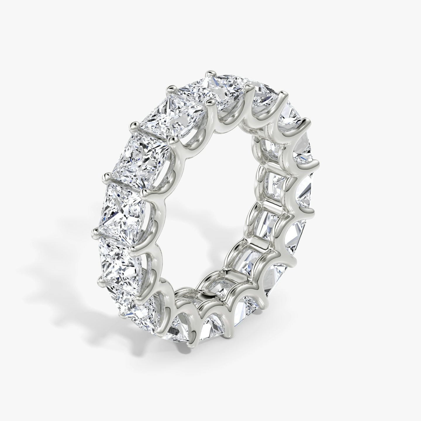 The Eternity Band | Princess | 18k | 18k White Gold | Carat weight: 7½