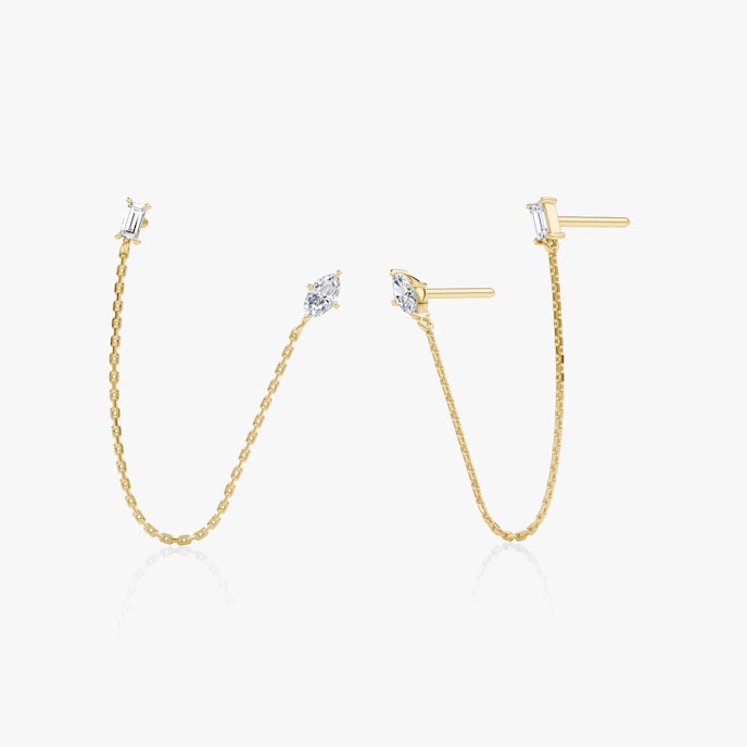 undefined Marquise and Baguette | Yellow Gold