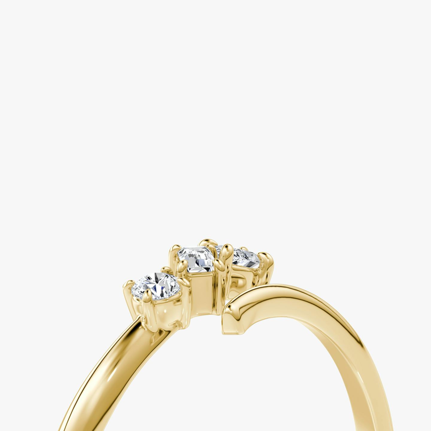 Orion Ring | Round Brilliant, Baguette and Marquise | 14k | 18k Yellow Gold