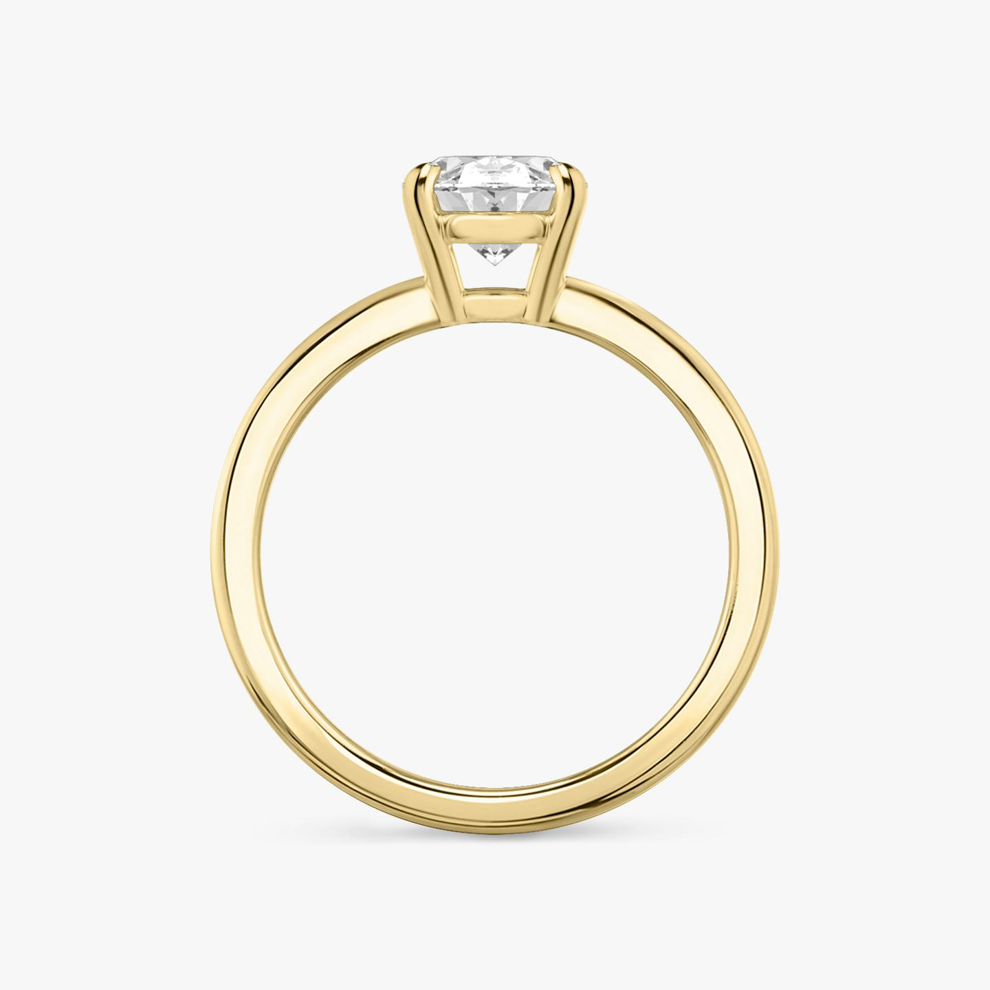 Double Band | Oval | 18k | 18k Gelbgold | Ring: Schlicht | Diamantausrichtung: vertical | Karatgewicht: Gesamtbestand ansehen