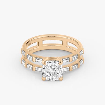 Double Band Cushion Ring
