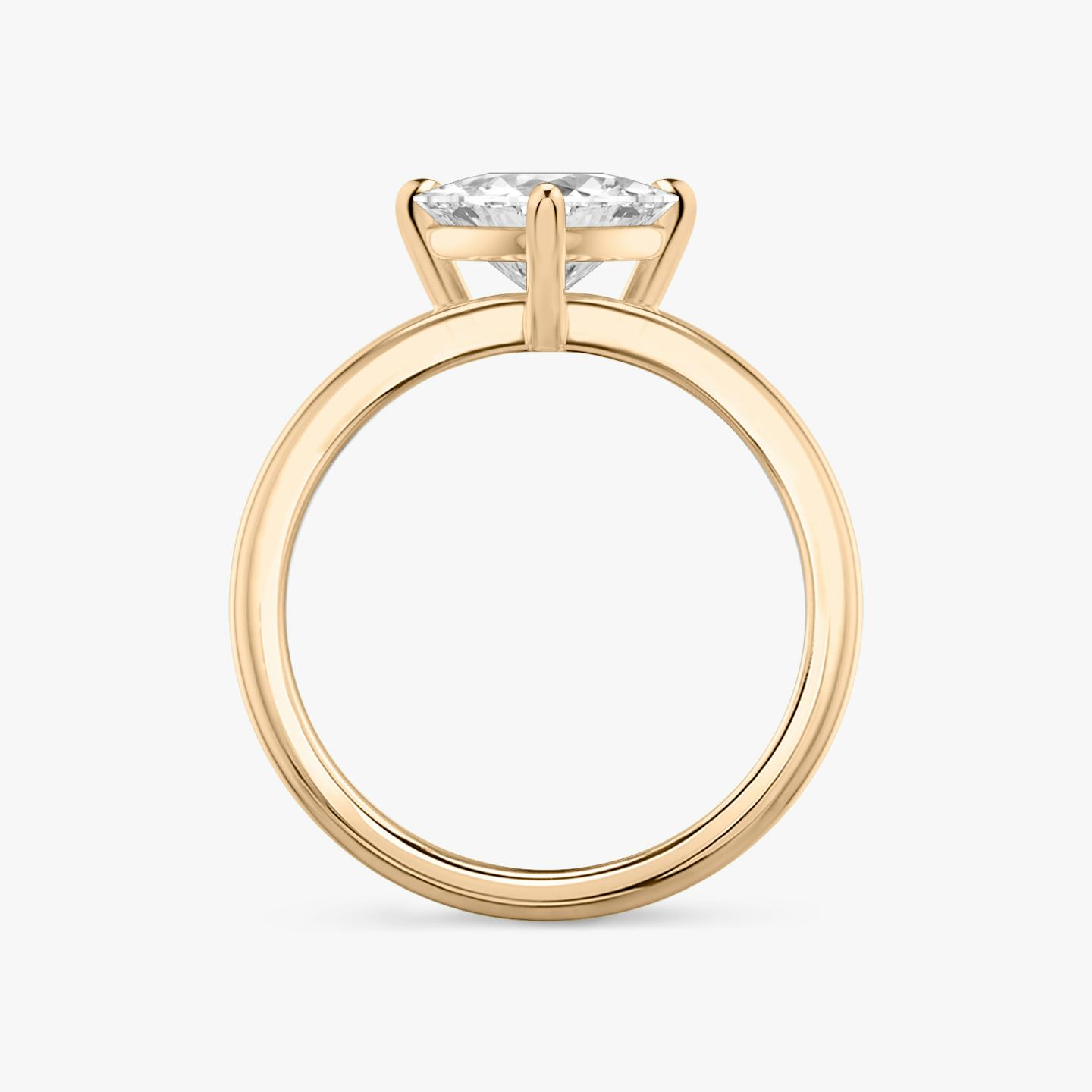 The Double Band | Trillion | 14k | 14k Rose Gold | Band: Plain | Diamond orientation: vertical | Carat weight: See full inventory