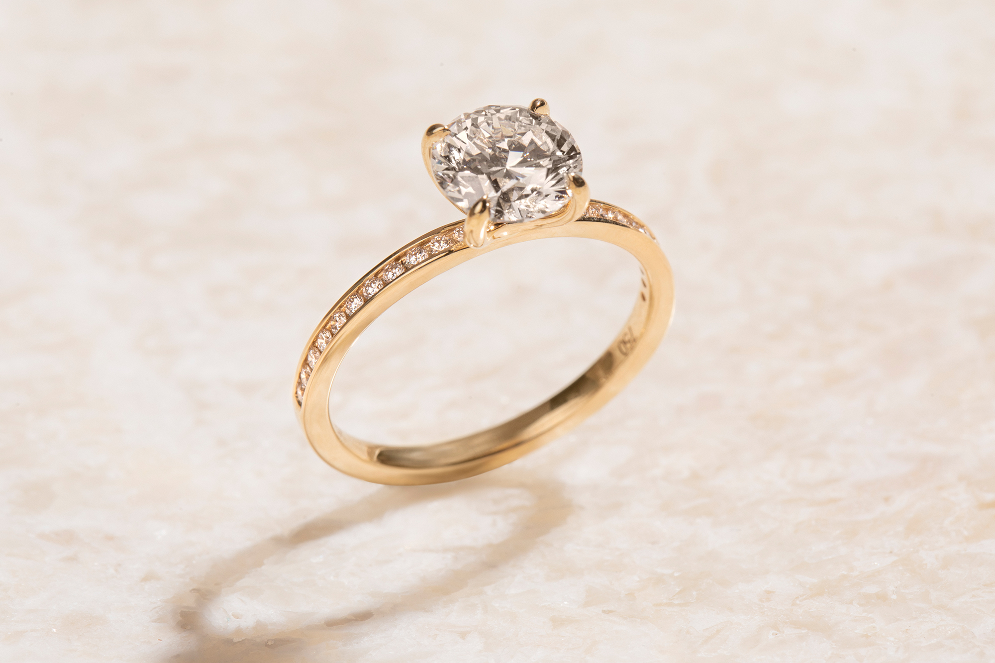 Solitaire Diamond Ring White Gold | Linjer Jewelry