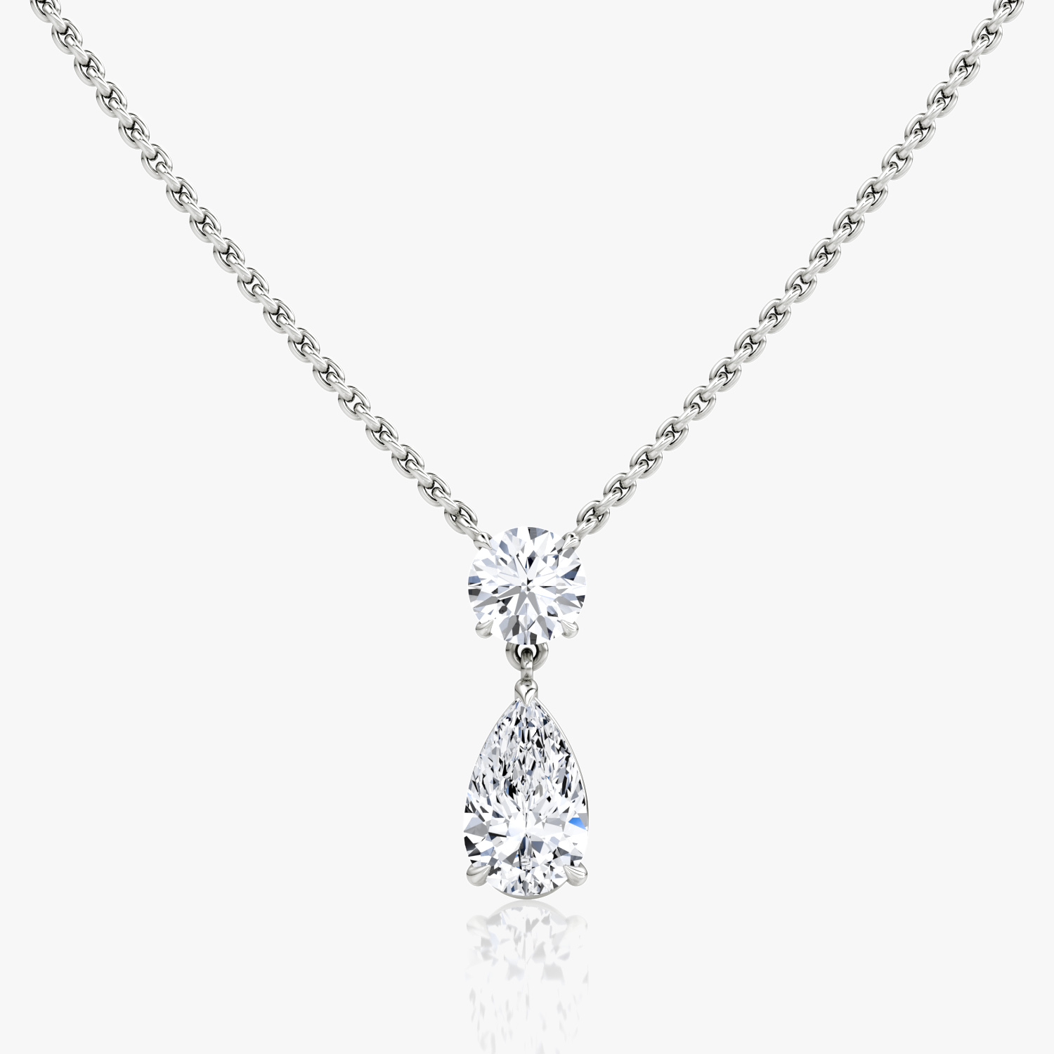 Necklace - White gold 18 carats - Diamond white - C860