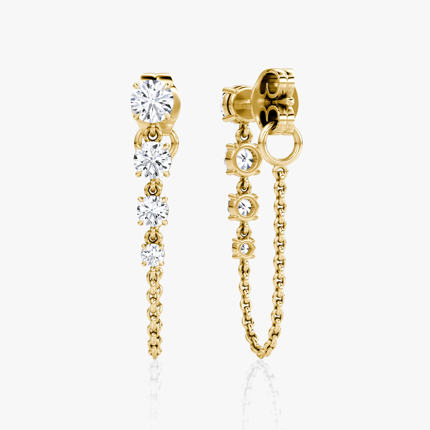 Linked Tennis Earring VRAI