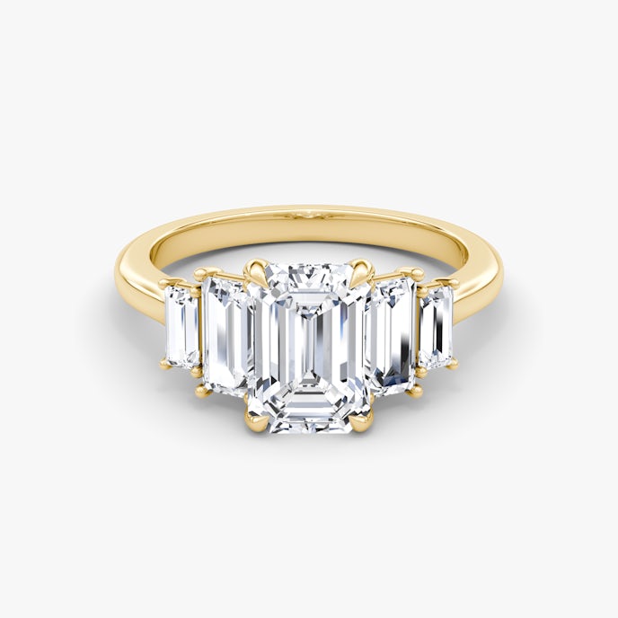 The Five Stone HeirloomEmerald | Yellow Gold