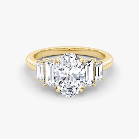 Oval Five Stone Ring