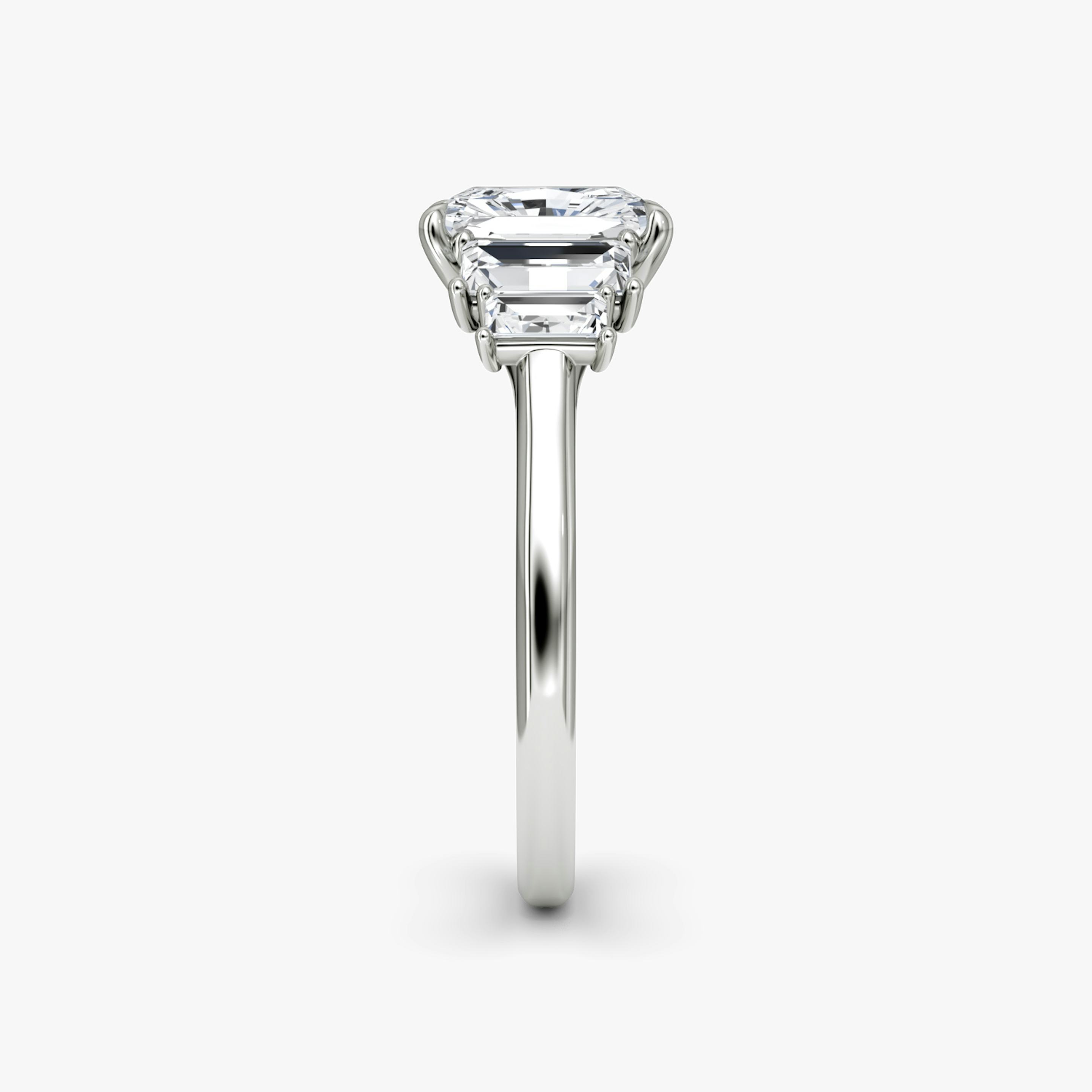 The Five Stone Heirloom | Radiant | 18k | 18k White Gold | Diamond orientation: vertical | Carat weight: See full inventory