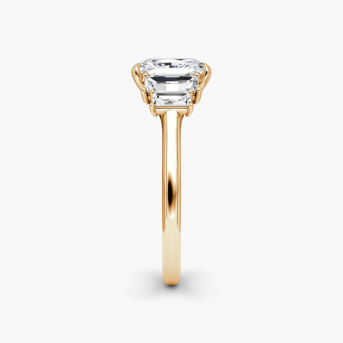 The Five Stone Heirloom | Radiant | 14k | 14k Rose Gold | Band: Plain | Diamond orientation: vertical | Carat weight: See full inventory