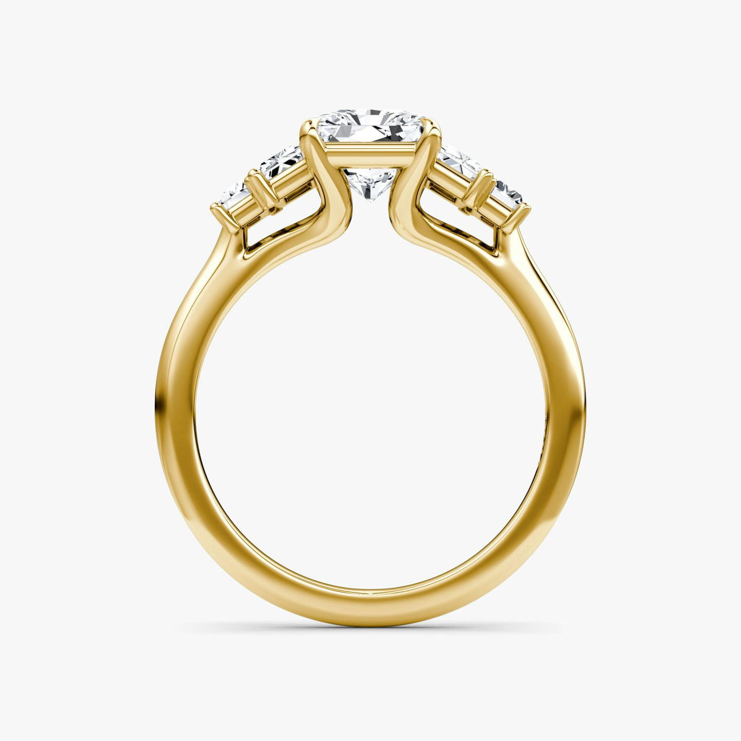 The Five Stone Heirloom | Radiant | 18k | 18k Yellow Gold | Diamond orientation: vertical | Carat weight: See full inventory
