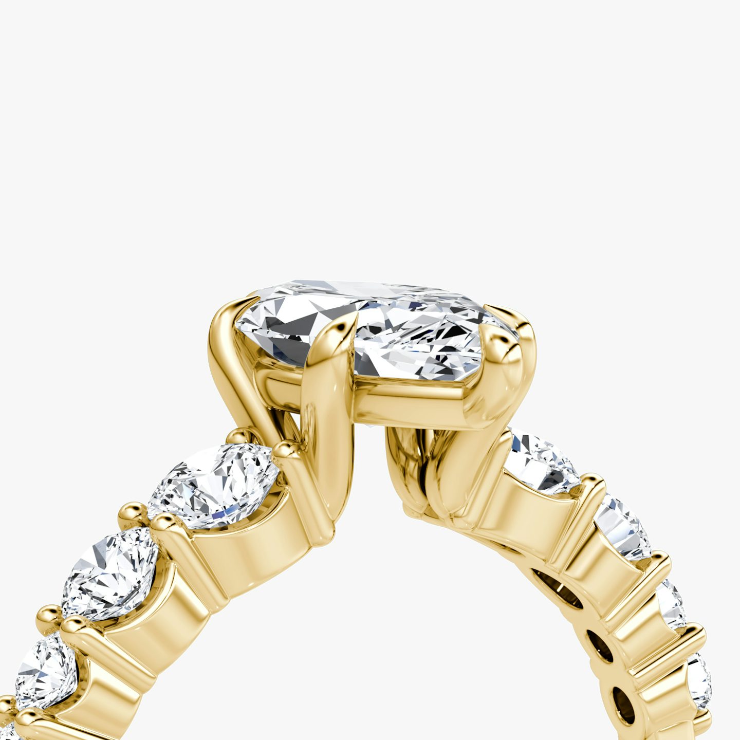 The Graduated Band | Pavé Marquise | 18k | 18k Yellow Gold | Diamond orientation: vertical | Carat weight: See full inventory