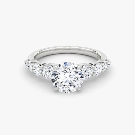 Graduated Band Round ring