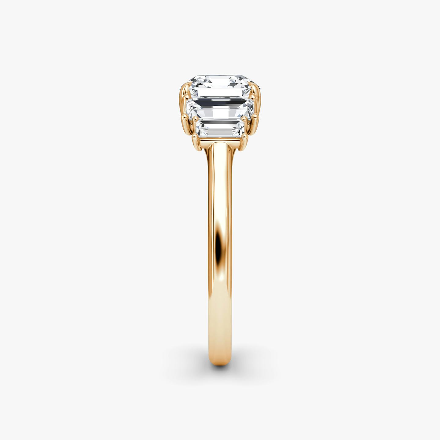 The Five Stone Heirloom | Asscher | 14k | 14k Rose Gold | Diamond orientation: vertical | Carat weight: See full inventory