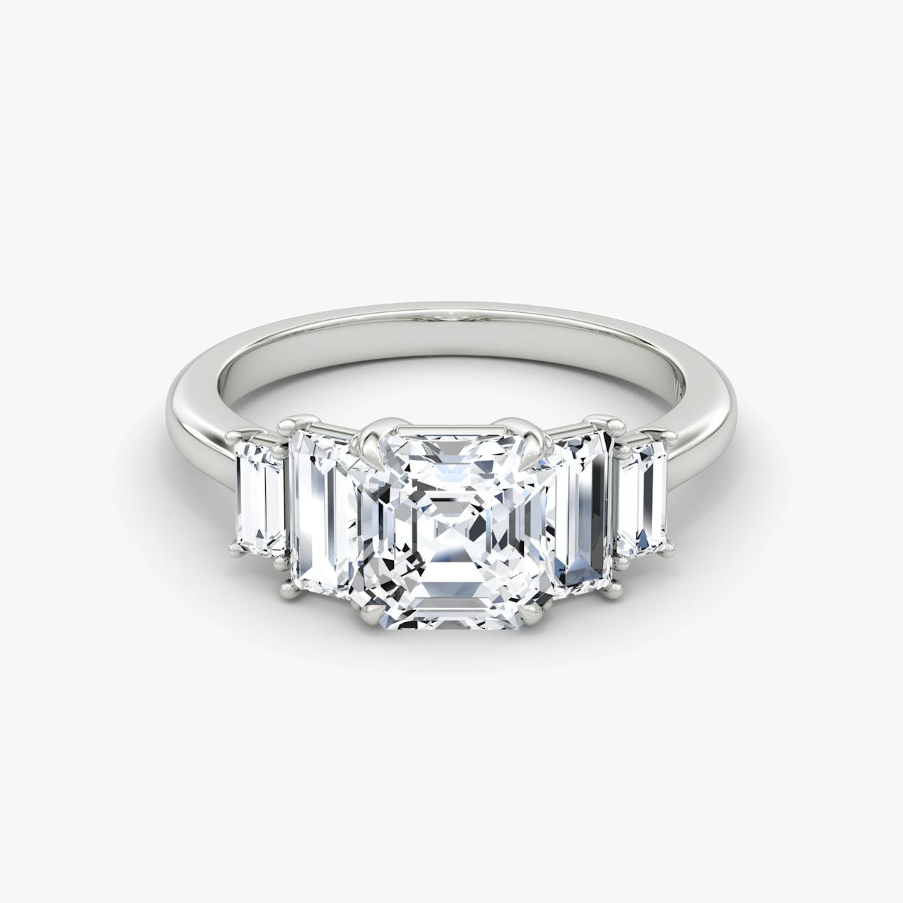 Five Stone Heirloom Diamond Engagement Ring